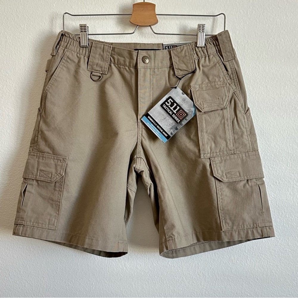 5.11 Tactical Tan / Khaki  Cotton Cargo Shorts Size 8 - Picture 10 of 10